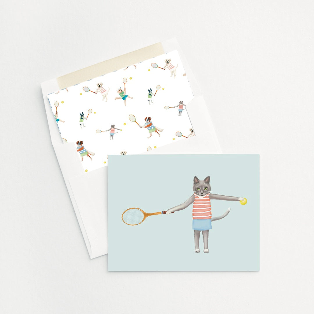 Game, Set, Cat Notecard