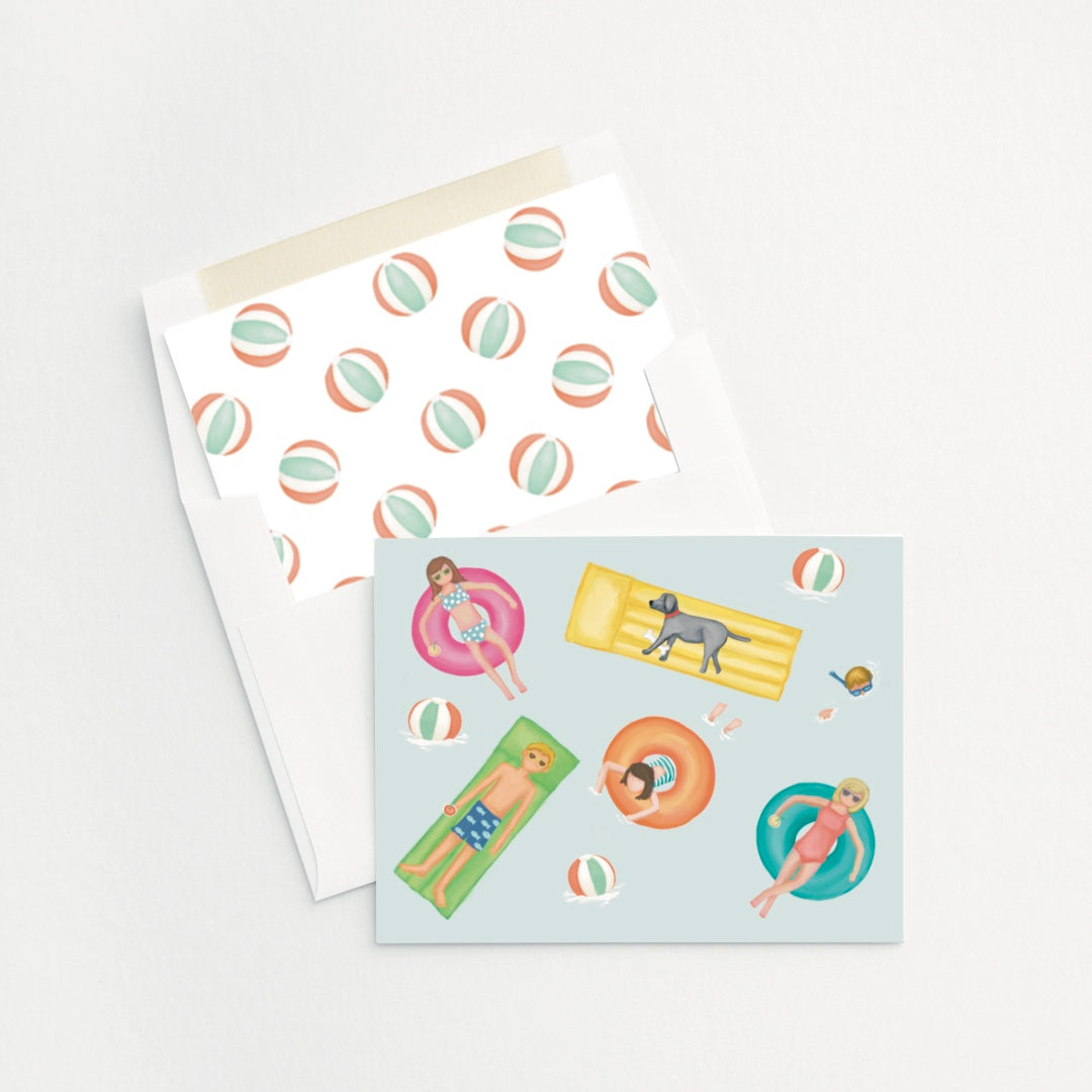 Gloatin' and Floatin' Notecard