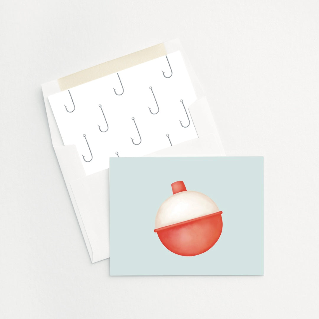 Just Bobbin' for a Good Time Notecard