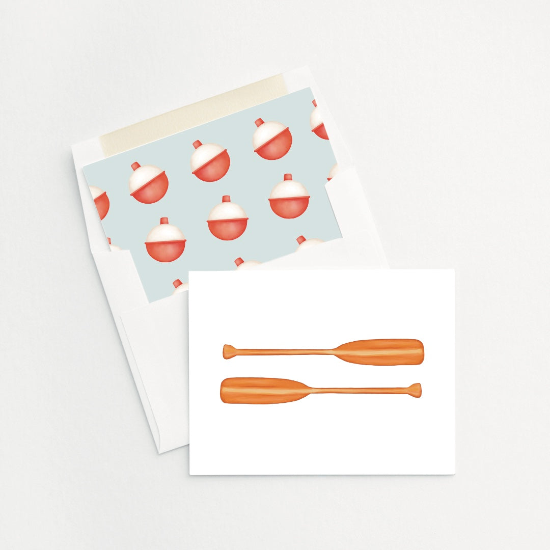 Oar We Could Go to the Lake Notecard