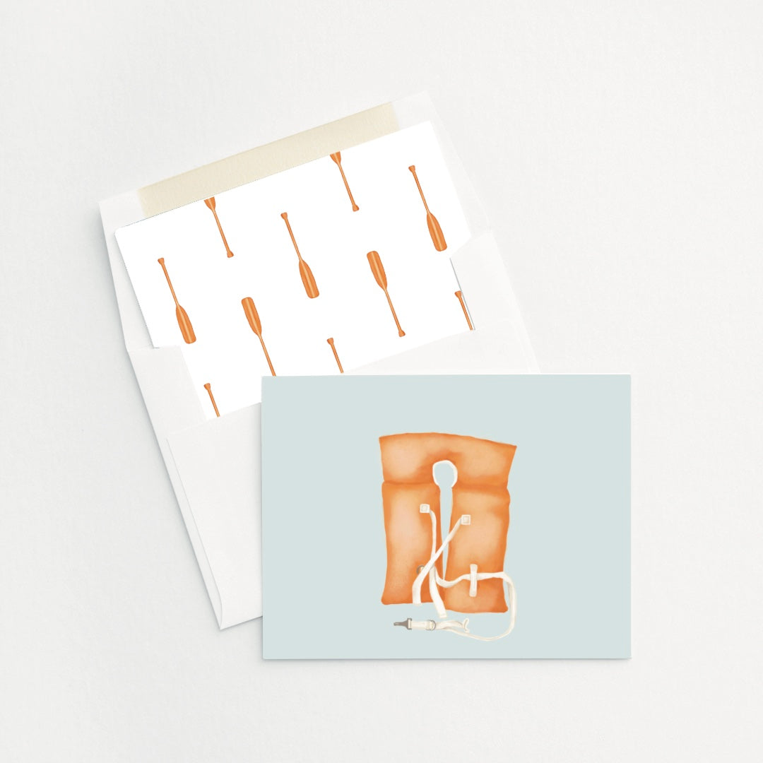 Orange is My Color Notecard