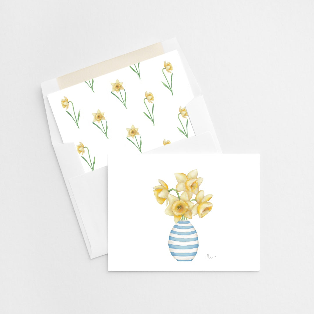 Sunshine in a Vase Notecard