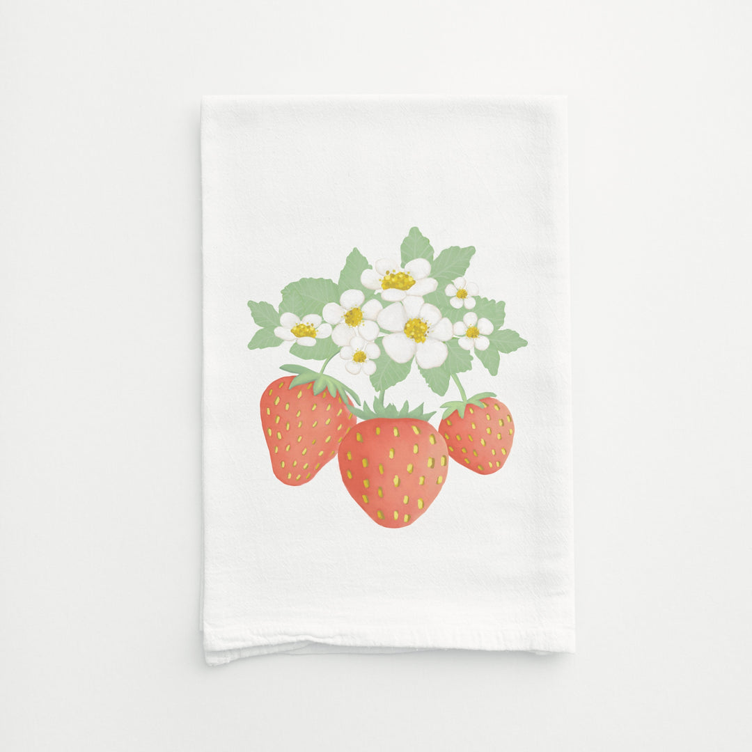 The Strawberries Picked Me Tea Towel