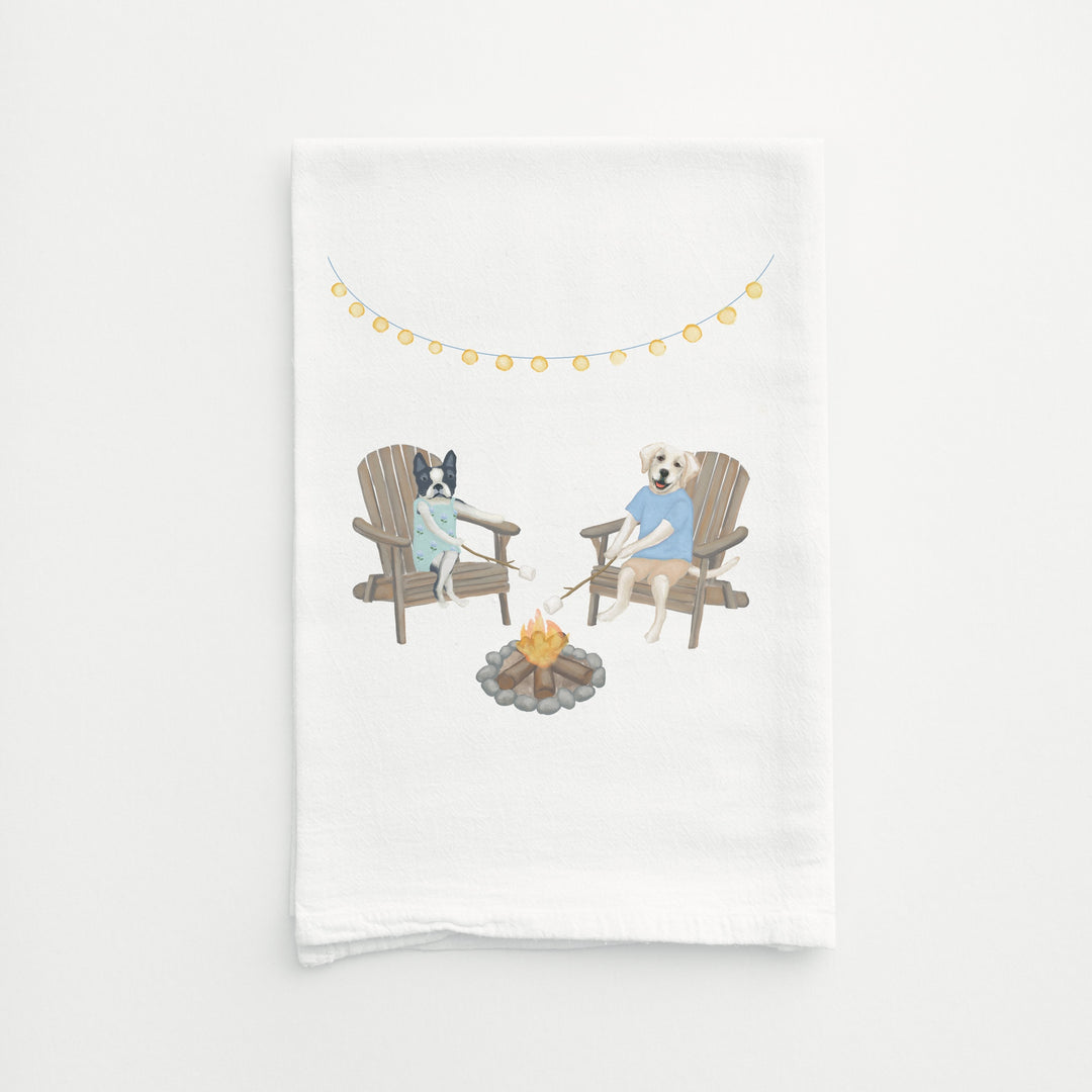 Toastin' and Roastin' Tea Towel