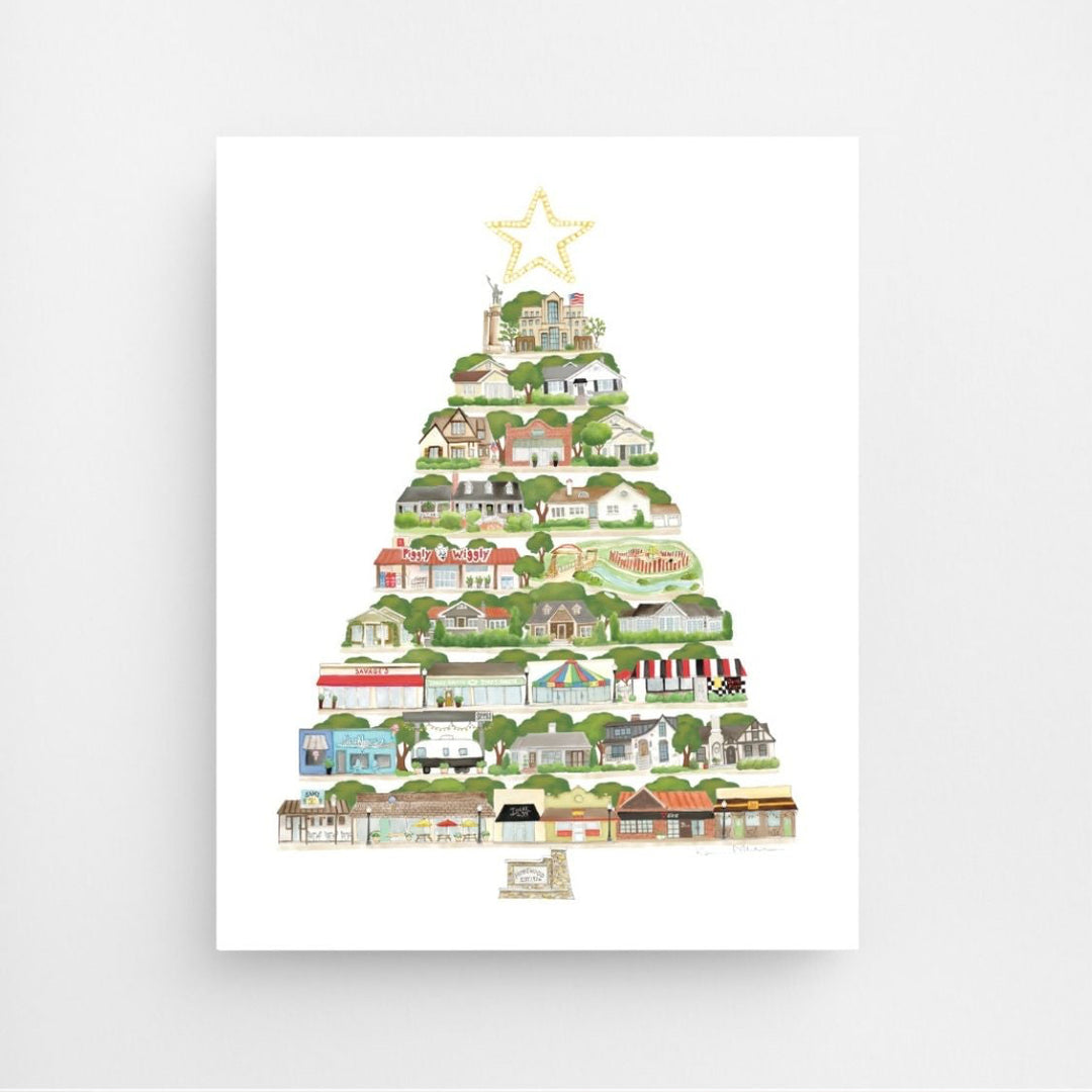 "A Homewood Christmas" Art Print