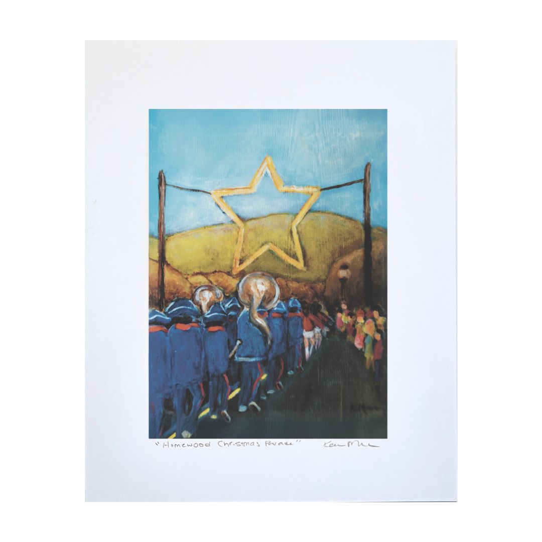"Homewood Christmas Parade" Art Print