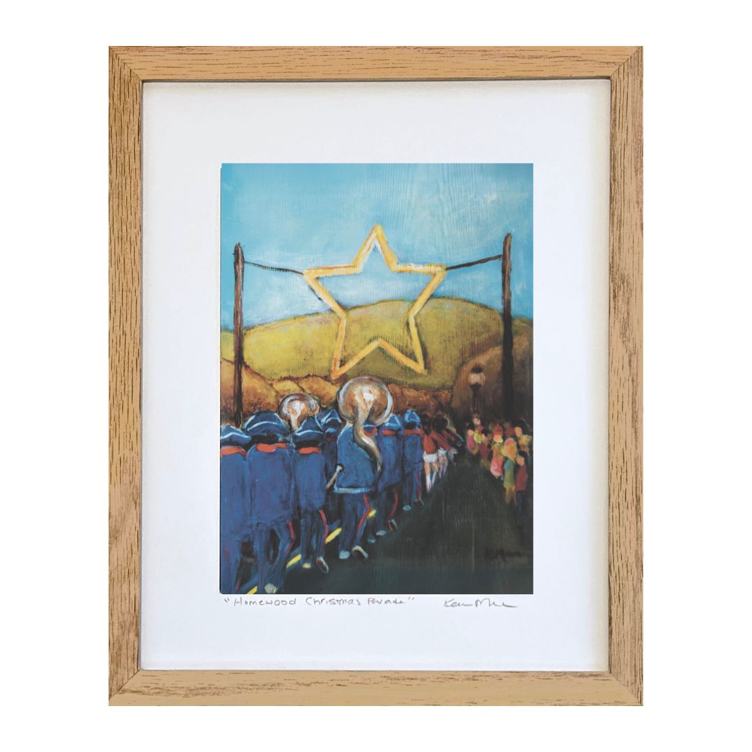 "Homewood Christmas Parade" Art Print