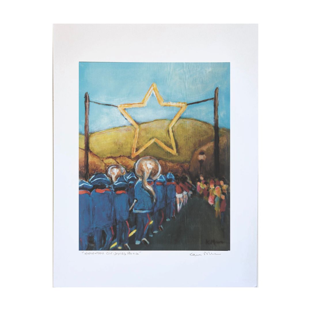 "Homewood Christmas Parade" Art Print