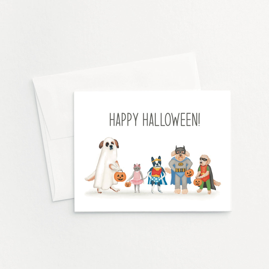 Trick Or Treat Notecard