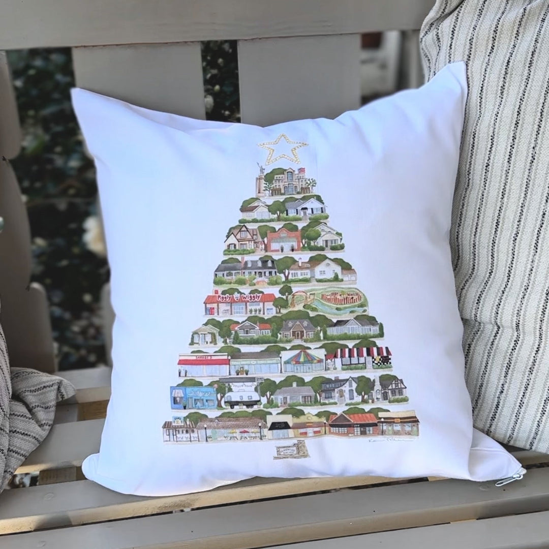 "A Homewood Christmas" Pillow Cover