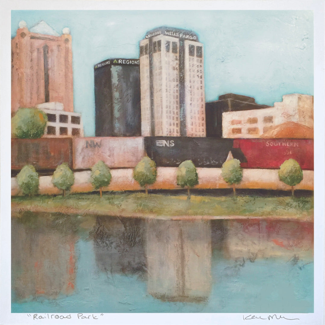 "Railroad Park" Art Print