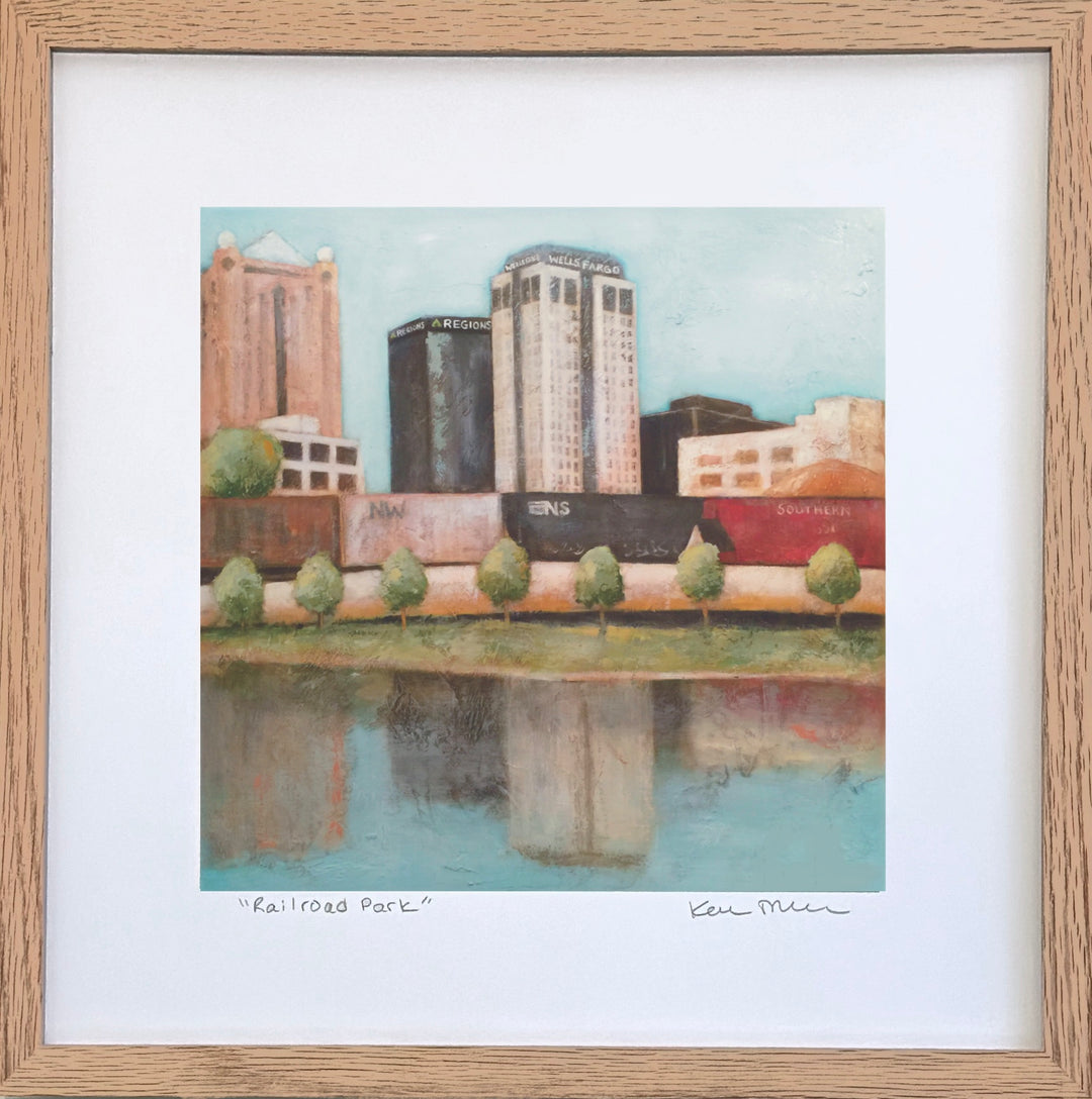 "Railroad Park" Art Print
