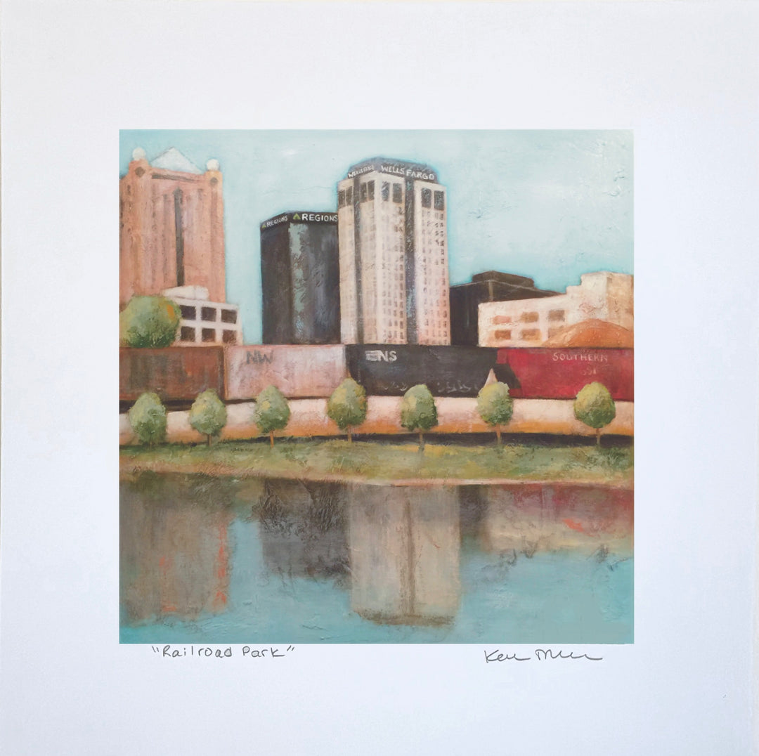 "Railroad Park" Art Print