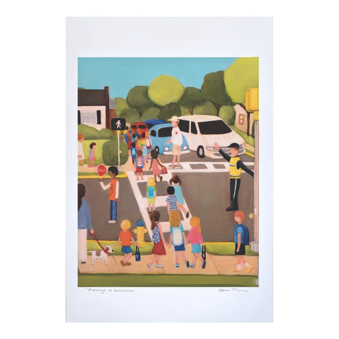 "Mornings on Broadway" Art Print