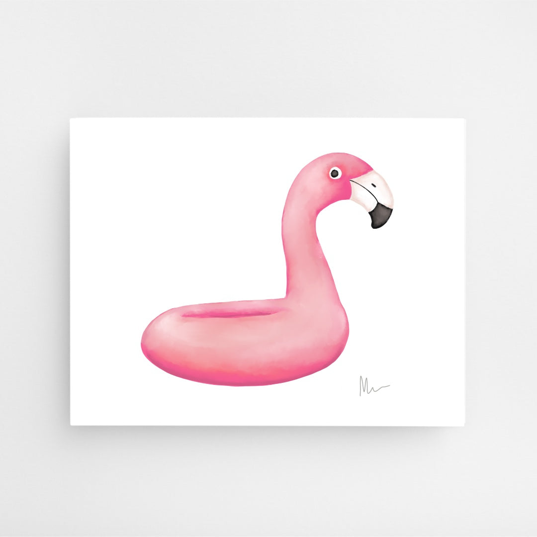 What's Pink All Over And Floats Art Print