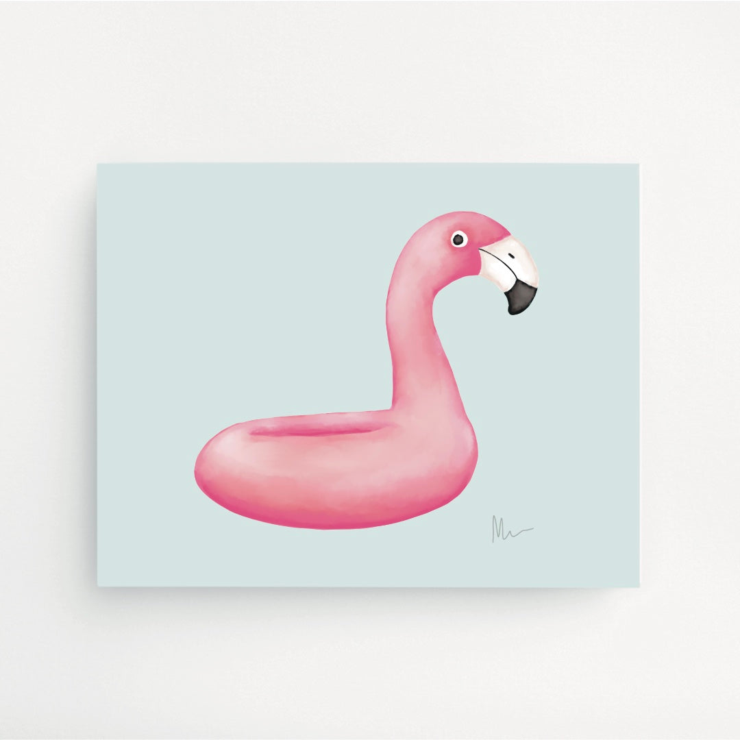 What's Pink All Over And Floats Art Print