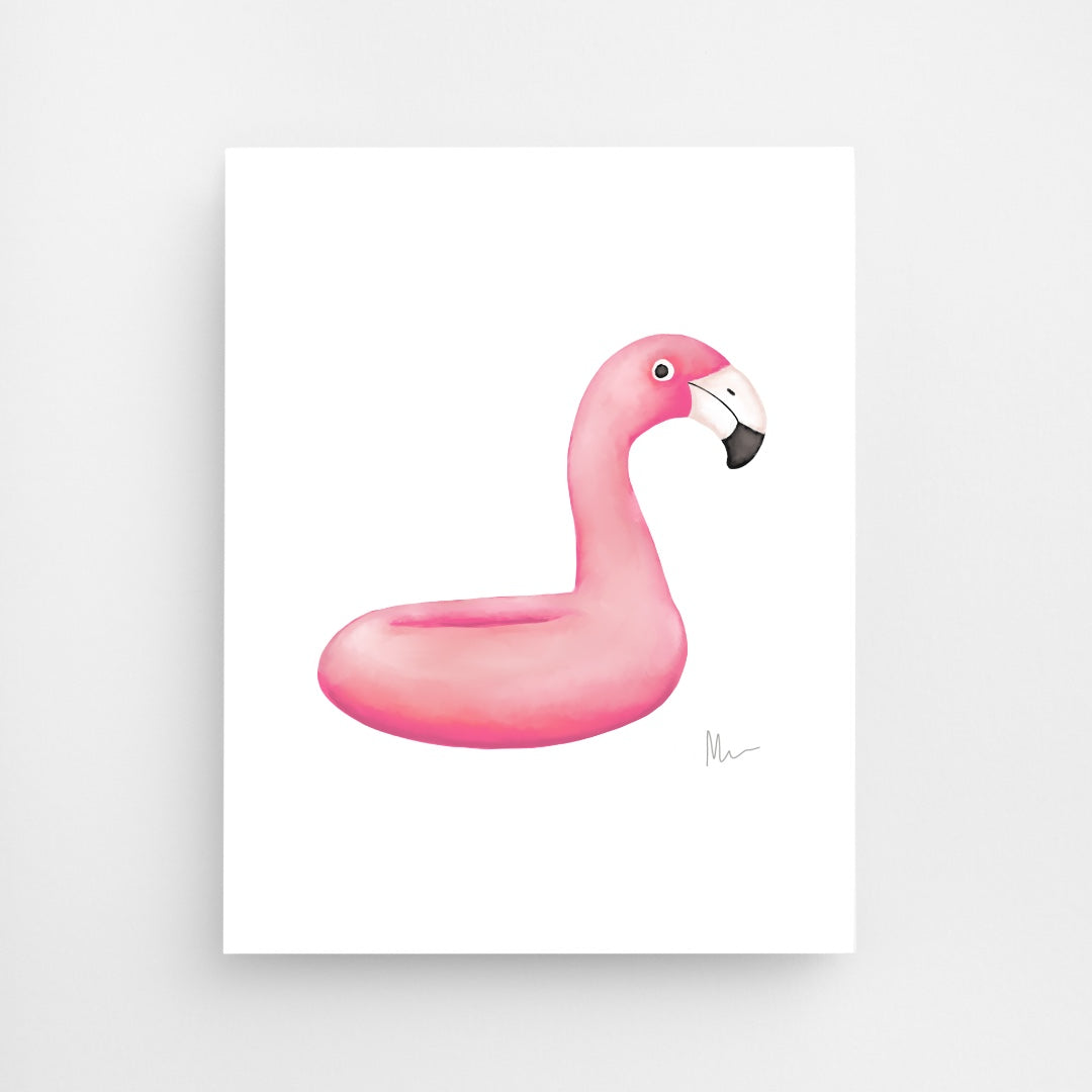 What's Pink All Over And Floats Art Print