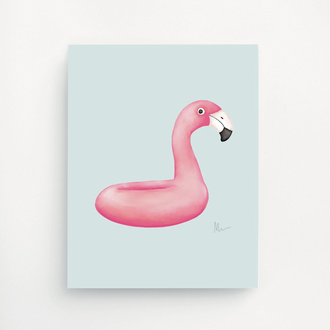 What's Pink All Over And Floats Art Print