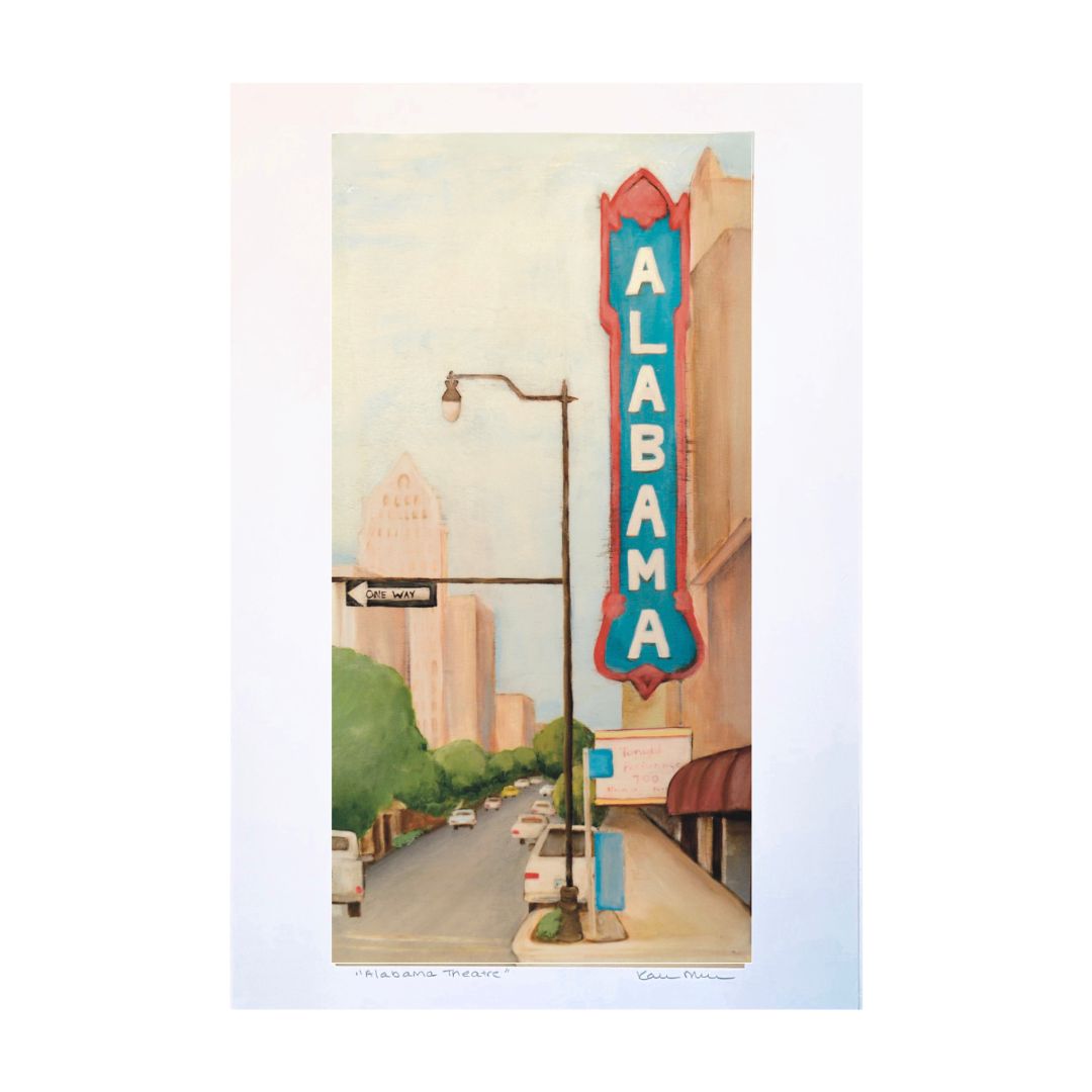 "Alabama Theatre" Art Print