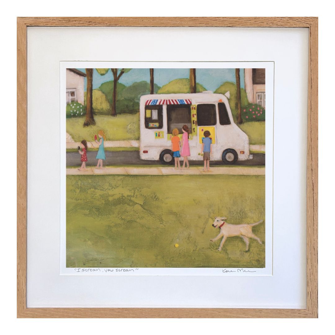 "I Scream, You Scream" Art Print