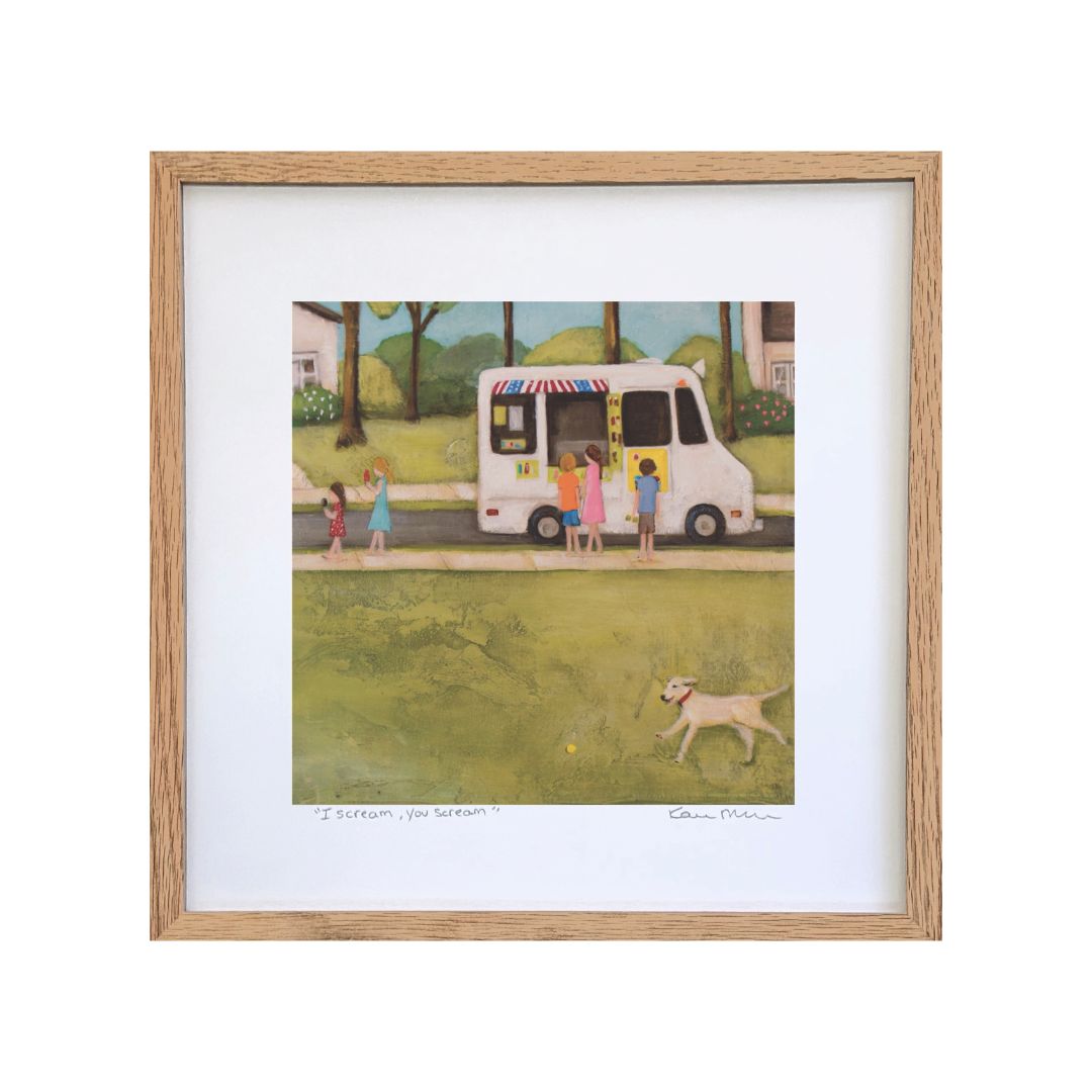 "I Scream, You Scream" Art Print