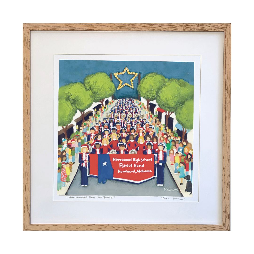 "Homewood Patriot Band" Art Print