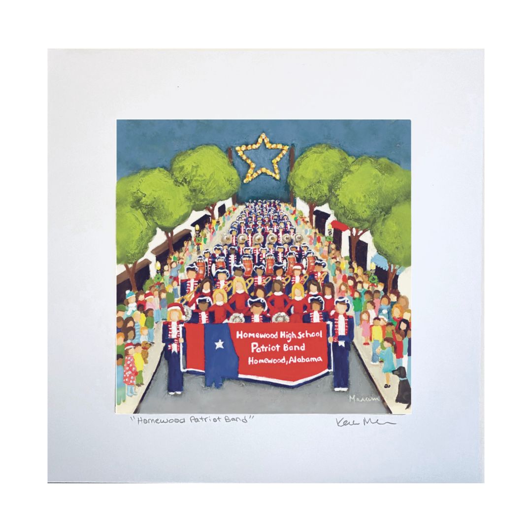 "Homewood Patriot Band" Art Print