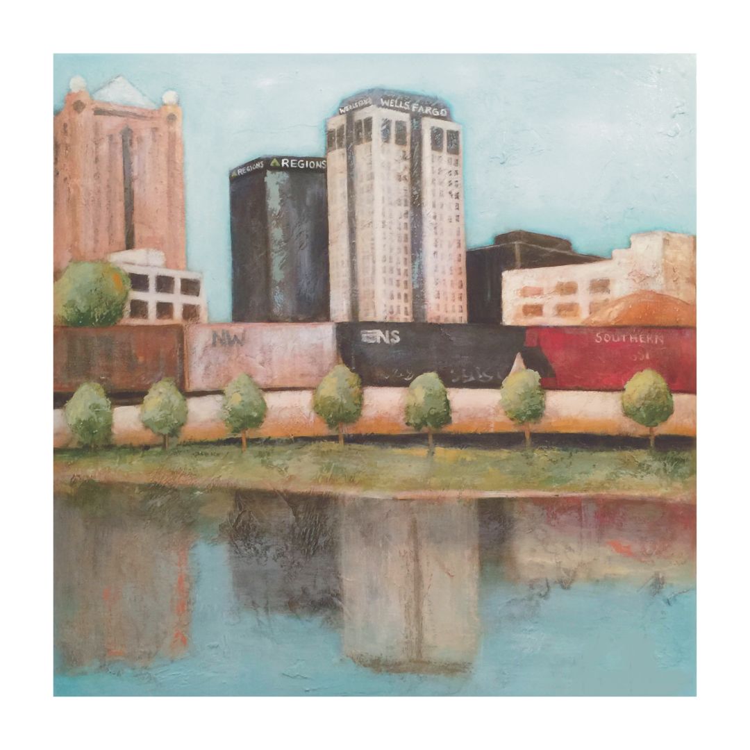 "Railroad Park" Art Print